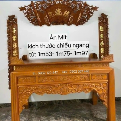 ÁN THỜ GỖ MÍT 1M53