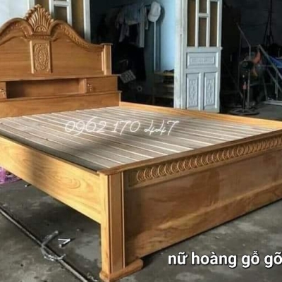 Giường Ngủ Gỗ Gỏ Đỏ