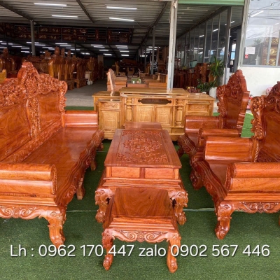 Salon Hoàng Gia Gỗ Hương Đá