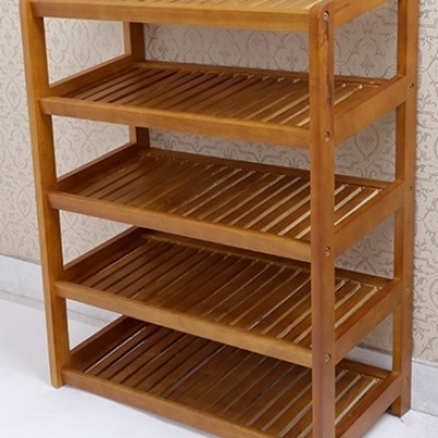KỆ DÉP GỖ 5 TẦNG 60CM