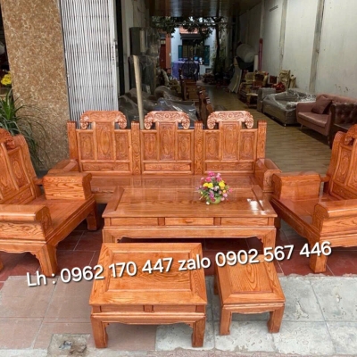 Salon Âu Á Gỗ Sồi