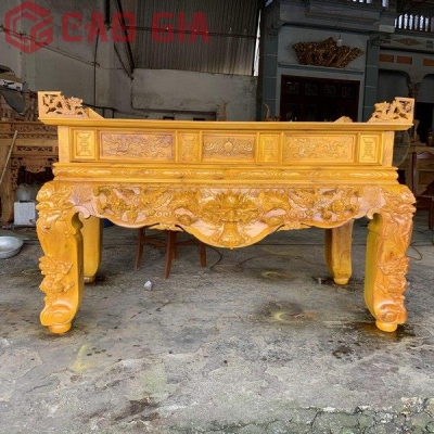 SẬP THỜ GỖ MÍT CHÂN 12 1M53