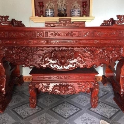 SẬP THỜ HƯƠNG ĐỎ CHÂN 16 M97