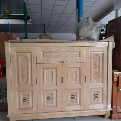 TỦ GIÀY DÉP GỖ SỒI 4 CÁNH 1M2