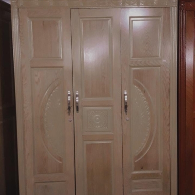 Tủ Quần Áo Gỗ Sồi Phủ 3 Cánh